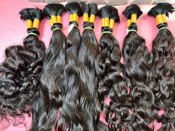 RAW INDIAN LOOSE CURLY BULK BRAIDING HAIR