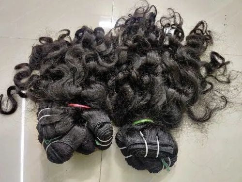 Raw Indian Natural Curly Wefts