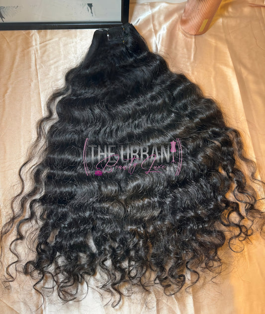 Raw Indian Natural Deep Wavy Bundles