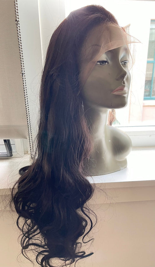 Raw Indian Swiss Mono Full Lace Wig