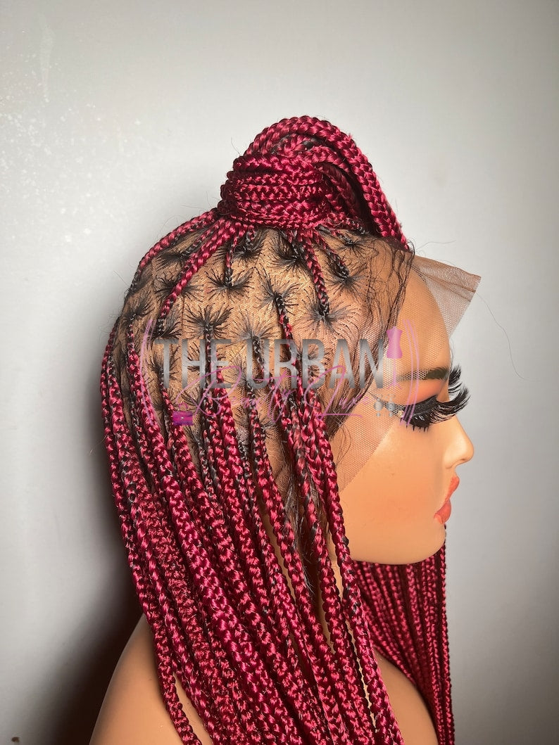 36' Custom Knotless Braids Full Lace Wig ✨️