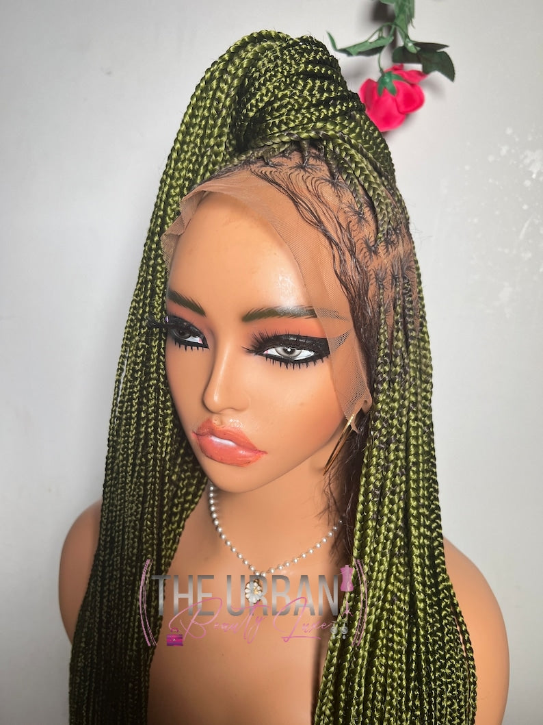 36' Custom Knotless Braids Full Lace Wig ✨️